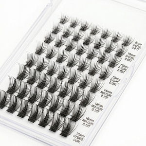 Pestañas Segmentadas de Visón Sintético, Ligeras, Naturales, Mate, para Extensiones de Pestañas DIY, Libres de Crueldad Animal - Product Image 1