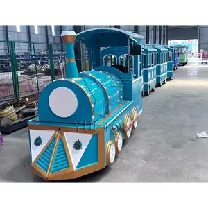 Özelleştirilmiş lokomotif izsiz tren eğlence parkı binmek