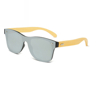 2024 Goedkope Groothandel Custom Logo Meerdere Kleur Frame Heren Dames Gerecycled Bamboe Zonnebril Met Ac Zonnebril <span class=keywords><strong>Lens</strong></span> - Product Image 3