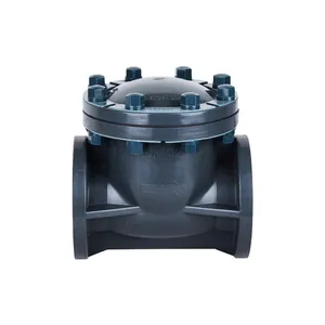 중국 뜨거운 판매 upvc 스윙 체크 밸브 dn 15 300 플라스틱 비 반환 체크 밸브