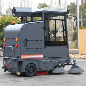 รถกวาดพื้นไฟฟ้าขนาดใหญ่สำหรับโกดังอาคารโรงงาน พื้นปูนแข็งพิเศษ เครื่องกวาดพื้นอุตสาหกรรม - Product Image 1