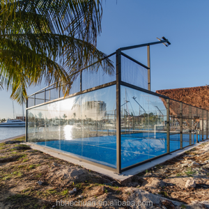 Bestseller 2025: Spielfeldumrandung für Innen und Außen, 20 m x 10 m, aus 100 % feuerverzinktem Stahl, zertifiziert langlebig und wetterfest - Product Image 4