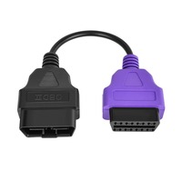 Cable de Repuesto para MultiECUScan Fiat, Cable Adaptador de Diagnóstico OBD2 J1962 de Color para Diagnóstico de Automóviles