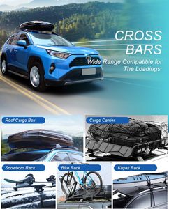 Barres transversales <span class=keywords><strong>de</strong></span> <span class=keywords><strong>toit</strong></span> Toyota <span class=keywords><strong>RAV4</strong></span> <span class=keywords><strong>2019</strong></span>-2025 (Ne convient pas aux modèles 2024 LE/Adventure/TRD Off-Road/Hybrid Woodland Edition). - Product Image 6