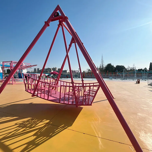 Un Pequeño Barco Pirata en un Parque que No Requiere Electricidad y es un Atracción sin Motor para Adultos y Niños - Product Image 2