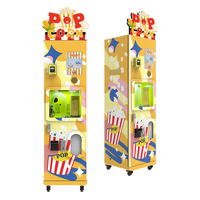 Machine à Popcorn Rapide 2027 Entièrement Automatique Multi-Saveurs pour Popcorn Sphérique, Distributeur Automatique de Snacks à Monnayeur