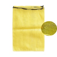 Sac en filet PP Leno à cordon de serrage pour l'emballage d'oignons, pommes de terre et ail, 5kg, 10kg, 25kg, 50kg, directement de l'usine