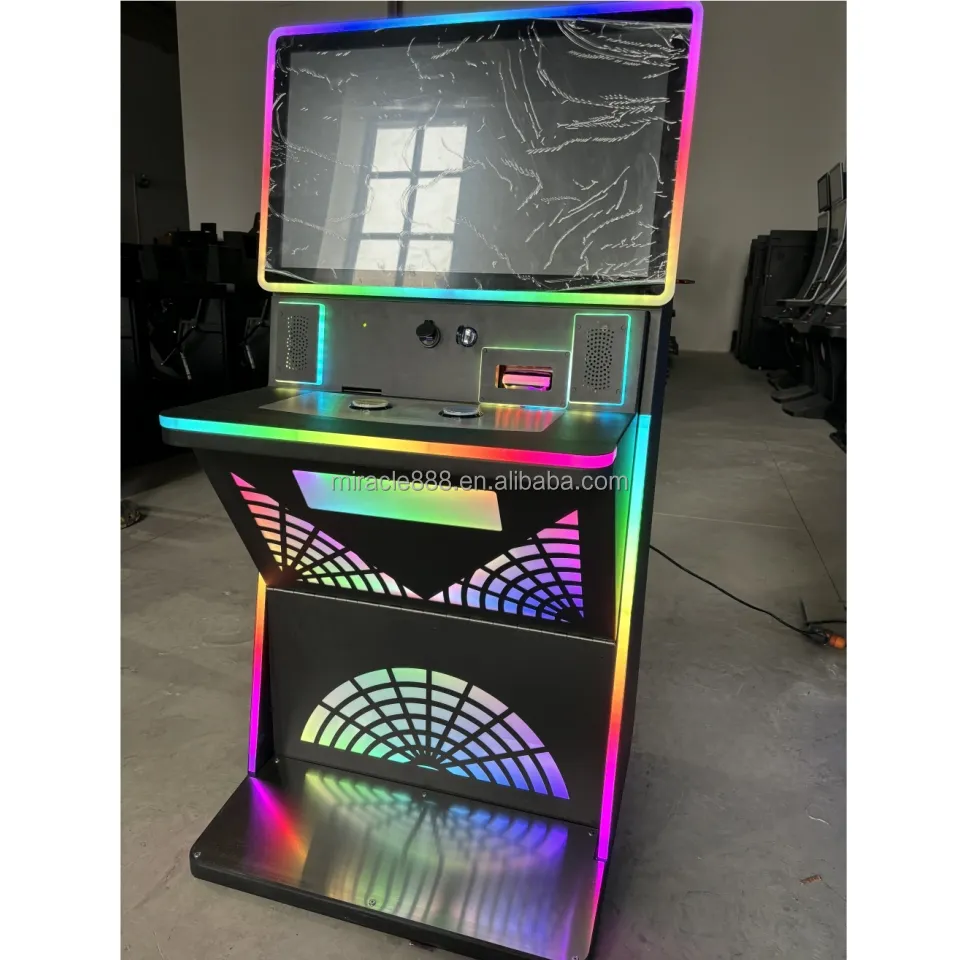Arcade oda dolabı tabela ekranlar jetonla çalışan makine 27 "oyun tahtası Lcd oyun odası için 27 inç Pog monitör