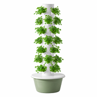 Kit de culture hydroponique pour débutants - Système de culture vertical facile à installer pour le jardin potager à domicile