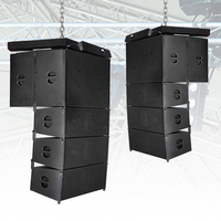 Système d'accessoires pour enceintes mini line array passives et actives personnalisées INSIGAI, ensemble de deux enceintes line array professionnelles de 8 pouces