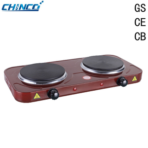 Cuisine <span class=keywords><strong>Cuisson</strong></span> Cuisinière Électrique Solide 2000w <span class=keywords><strong>2</strong></span> Brûleurs Cuisinière Électrique Plaque Chauffante - Product Image 2