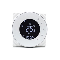 Termostato Digital Modbus para Válvula Moduladora FCU HVAC, Controlador de Temperatura Ambiente RS485