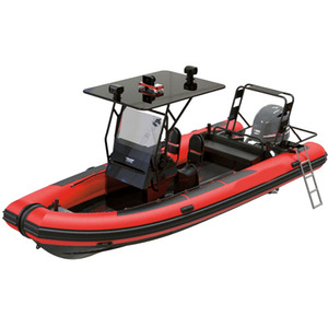 Bateaux <span class=keywords><strong>gonflables</strong></span> de RIB de coque en aluminium semi-rigide d'océan de bonne qualité pour la pêche - Product Image 1