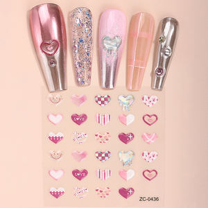 <span class=keywords><strong>Pop</strong></span> Finger – autocollants de vernis à ongles personnalisés 5D, marque de styliste, en gros, <span class=keywords><strong>papillon</strong></span> bleu et fleurs, décalcomanies d'art d'ongles, feuille d'aluminium - Product Image 3