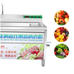 Commercial fruit and vegetable purifier fruit washing machine vegetable bubble washer