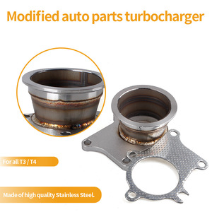 Base de bride de turbocompresseur à 5 trous de 3 pouces pour tuyauterie en acier inoxydable T3 T4 - Product Image 2