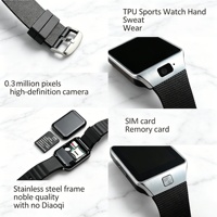 Montre connectée DZ09 en gros avec carte SIM 3G 4G, appareil photo, suivi d'activité, appels vidéo et Wi-Fi