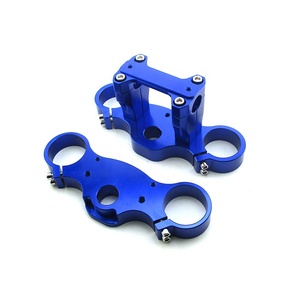 Nhà máy hàng loạt CNC tùy chỉnh màu xanh nhôm 45mm 48mm Ba kẹp cho dao cạo <span class=keywords><strong>MX</strong></span> 650 <span class=keywords><strong>MX</strong></span> 500 - Product Image 1