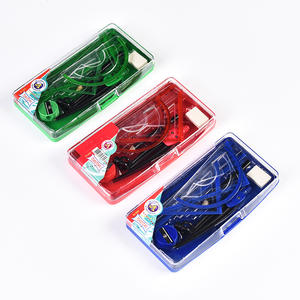 Juego de Reglas, Sacapuntas y Compás con Caja Transparente y Logotipo Personalizado en 3 Colores, Juego de Instrumentos de Matemáticas - Product Image 5