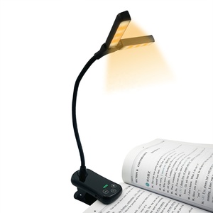 Portable flexible col <span class=keywords><strong>de</strong></span> cygne USB rechargeable bureau nuit lecture led livre clip lumière avec clip pour lire livre au lit - Product Image 1