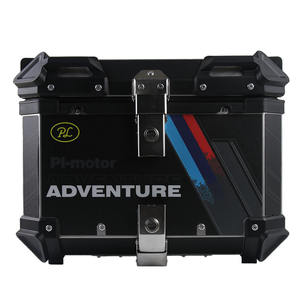 Coffre arrière en aluminium 45L édition bleu-noir pour véhicules électriques, motos, scooters et voitures de rallye - Product Image 5