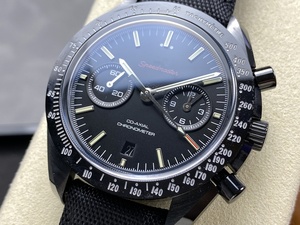 Reloj Mecánico de Lujo, Super Calidad, Resistente al Agua, 44mm, Fábrica N1, Movimiento 9300, Caja de Cerámica Negra, Multifunción, Cronógrafo - Product Image 3