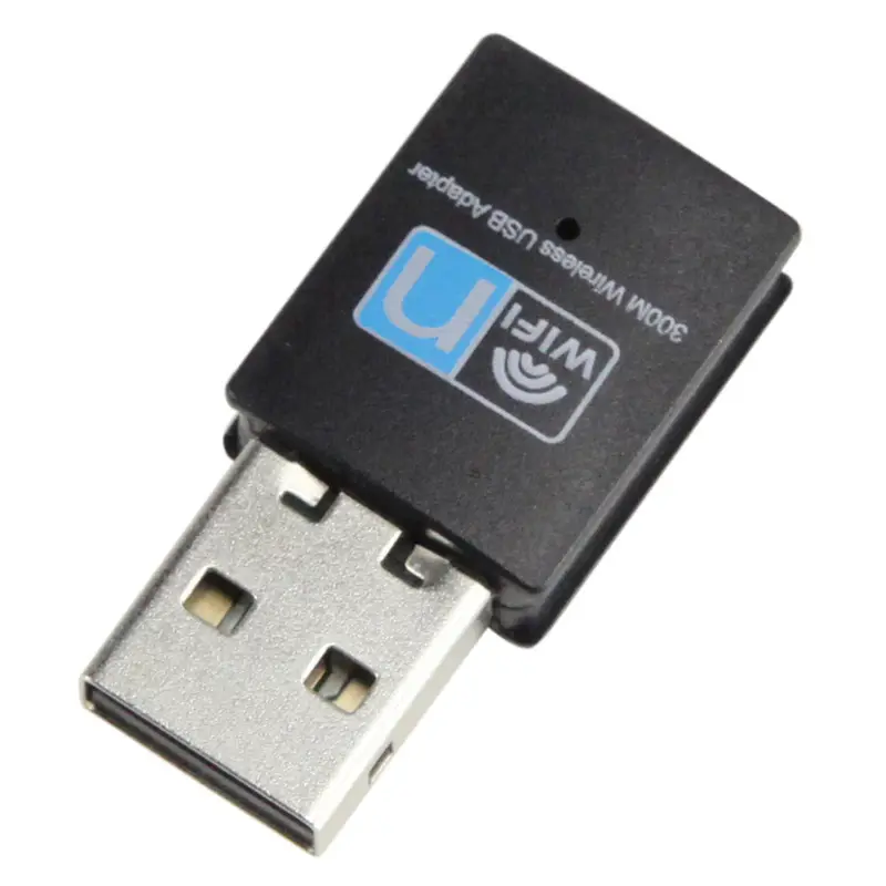 PCラップトップ用ミニUSBWifiアダプター802.11n300Mbps USBワイヤレスネットワークカード