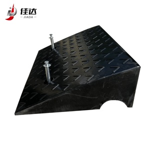 Heavy Duty 6" inch High Rubber Curb Ramp For Driveway Ramp,Car Door Step Ramp For wheelchairs