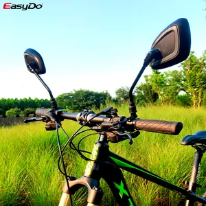 EasyDo 유리 자전거 사이드 미러 후면 거울 스테인레스 스틸 범용 자전거 백미러