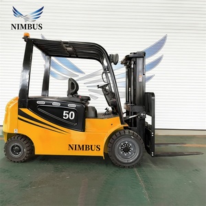 Carrello Elevatore Elettrico NIMBUS Nuovo Modello <span class=keywords><strong>5</strong></span> Tonnellate con Posizionatore Forche Opzionale, Sedile Ammortizzato, per Trasferimento Merci in Parcheggio - Product Image 1