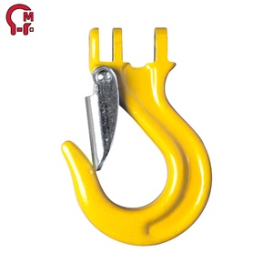 ตะขอเกี่ยวแบบ HLM G80 Half Hammerlock Winch Sling Hook พร้อมระบบล็อคเพื่อความปลอดภัย สำหรับรถบรรทุก ใช้สำหรับรัดสินค้า ยกของ และเชื่อมต่ออุปกรณ์ - Product Image 6