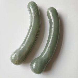 Huiyingクリスタルディルド手彫りの巨大なクリスタルグリーンアベンチュリンジェイドペニス女性のためのセクシーなおもちゃを癒すためのセクシーなおもちゃ - Product Image 2