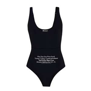 Costume da bagno intero HDJ Plus Size con controllo pancia, monokini conservativo, taglie M L XL, colori Teal, Rosso Vino, Nero - Product Image 4