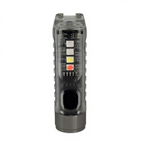 Lampe torche LED rechargeable super lumineuse 10W 400lm, faisceau réglable, portée du faisceau 100m, portable, étanche IP65, mini lampe torche de poche, porte-clés