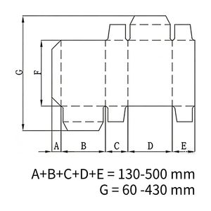 Machine à plier automatique à colle latérale contrôlée par PLC d'occasion CQT-580 pour la fabrication de boîtes en carton avec 1 an de garantie - Product Image 4