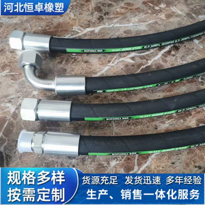 Manguera de caucho de alta presión Hengzhuo EPDM -40 a 120°C para minas de carbón, plantas de acero y excavadoras - Product Image 4