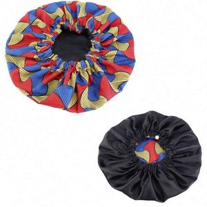 Gorro Ankara Reversible de Doble Capa con Forro de Satén y Estampado Africano para Mujer, Talla Grande, para Viajes y Playa, Moda para las Cuatro Estaciones - Product Image 6