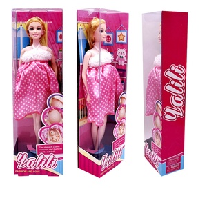 Muñeca Princesa de Cuerpo Sólido de 11.5 Pulgadas para Niñas, con Vientre de Embarazada, Diseño Articulado, Juguetes de Plástico para Niños de 4 a 6 Años - Product Image 2