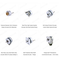 Encodeur Rotatif Absolu HENGXIANG IP65 RS-485 BISS C SSI Code Gray Binaire Simple/Multi-Tours 32/24 Bits Montage sur Plaque à Ressort KM60