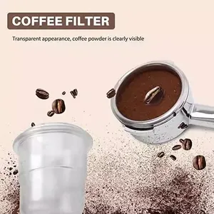 Taza Dosificadora de Café Transparente de 51/53/58 mm, Taza para Polvo de Café, para Delonghi E61, <span class=keywords><strong>Gaggia</strong></span>/Breville, Herramientas de Barista - Product Image 2