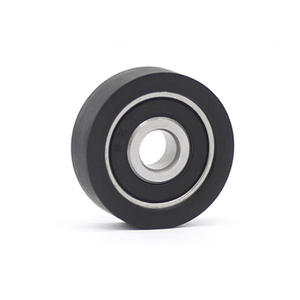 Rodillos para Puertas y Ventanas de Vidrio para Cuartos de Ducha 696RS Sin Polea Suministrados por la Fábrica, Rodamientos Recubiertos de Goma y Plástico de 5*19*5 mm - Product Image 5