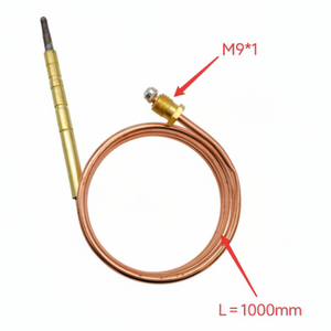 Capteur de flamme <span class=keywords><strong>thermocouple</strong></span> en laiton de 1000 mm pour <span class=keywords><strong>chauffe</strong></span>-<span class=keywords><strong>eau</strong></span> à <span class=keywords><strong>gaz</strong></span> écologique, usage commercial, domestique et extérieur, avec garantie d'un an - Product Image 2