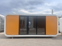 Maisonnette Apple Pod House moderne en aluminium, modulaire, écologique, durable, préfabriquée pour hôtel, resort, glamping, villa, atelier