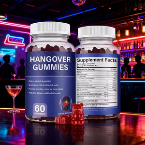OEM ODM มังสวิรัติตับดีท็อกซ์ป้องกันอาการเมาค้าง gummies วิตามินพรีเมี่ยมสำหรับบรรเทาอาการเมาค้าง - Product Image 2