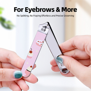 UUYP Cortaúñas Profesional <span class=keywords><strong>de</strong></span> Lujo con Estampado <span class=keywords><strong>de</strong></span> Dibujos Animados, <span class=keywords><strong>Pinzas</strong></span> Planas y Inclinadas <span class=keywords><strong>de</strong></span> Acero al Carbono <span class=keywords><strong>para</strong></span> Dedos <span class=keywords><strong>de</strong></span> Manos y <span class=keywords><strong>Pies</strong></span>, Caja <span class=keywords><strong>de</strong></span> Regalo Rosa y Verde - Product Image 4