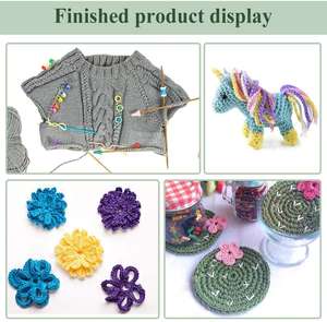 Gran oferta de gancho de telar, conjunto de gancho de ganchillo de <span class=keywords><strong>tulip</strong></span>án colorido, <span class=keywords><strong>agujas</strong></span> de punto de tejer, 2017 - Product Image 3