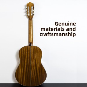 <span class=keywords><strong>Guitarra</strong></span> acústica <span class=keywords><strong>clásica</strong></span> retro de estilo antiguo de 36-39 pulgadas, chapa de viaje de abeto, ébano para instrumentos infantiles, venta al por mayor - Product Image 4