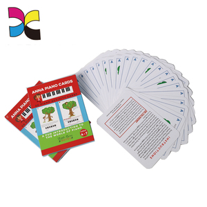 CMJN coin rond impression personnalisée eco enfants cartes flash - Product Image 3