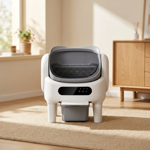 Smart Automatic Open-<b>Top</b> Designed Self-Cleaning Litter Box Large Capacity Easy cleaning ABS+PP Material WiFi App Control OEM - Product Image 1
