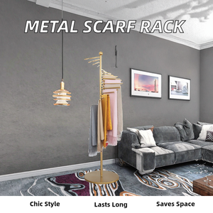 Hot Selling Single-Tier Metal Retail Display Rack für Schals und Kleidung - Product Image 3